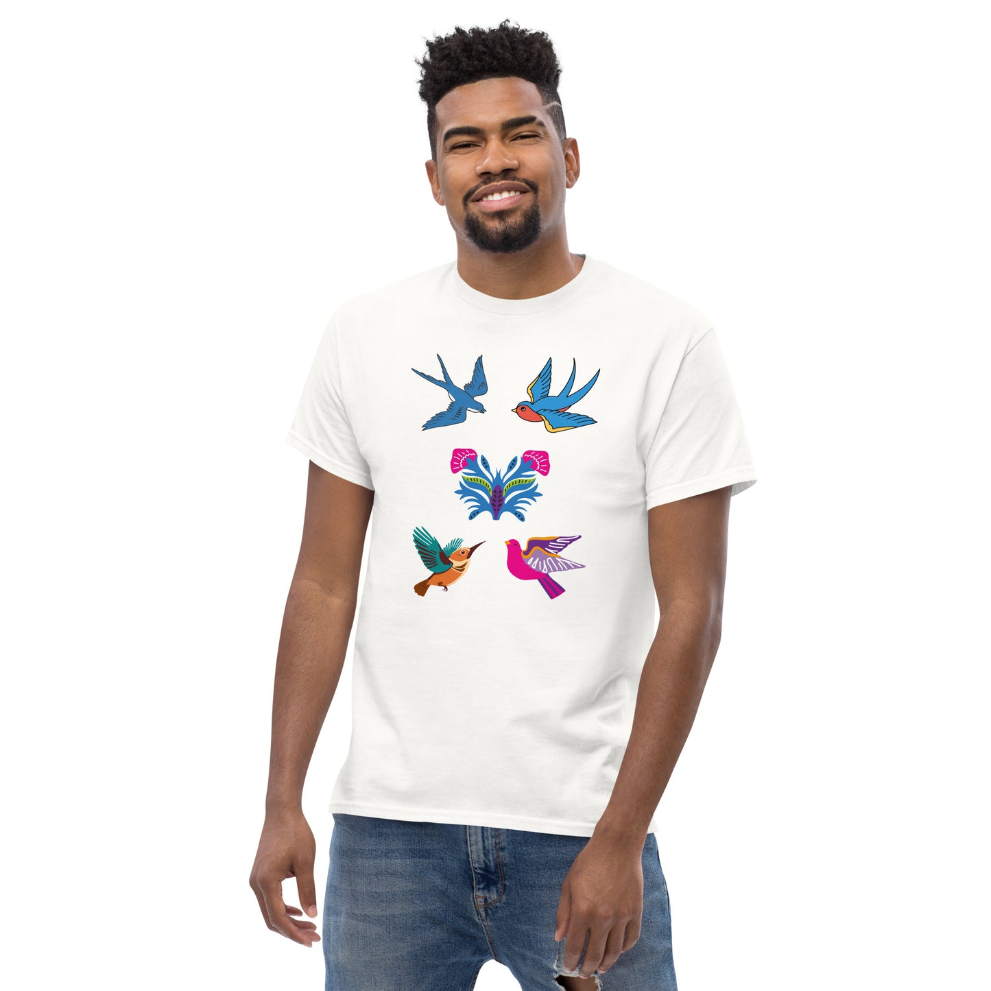 Birds of a Feather - Men's classic tee (100% Cotton) ~ Sharon Dawn Collection (Sale Price: $44.20 CAD)