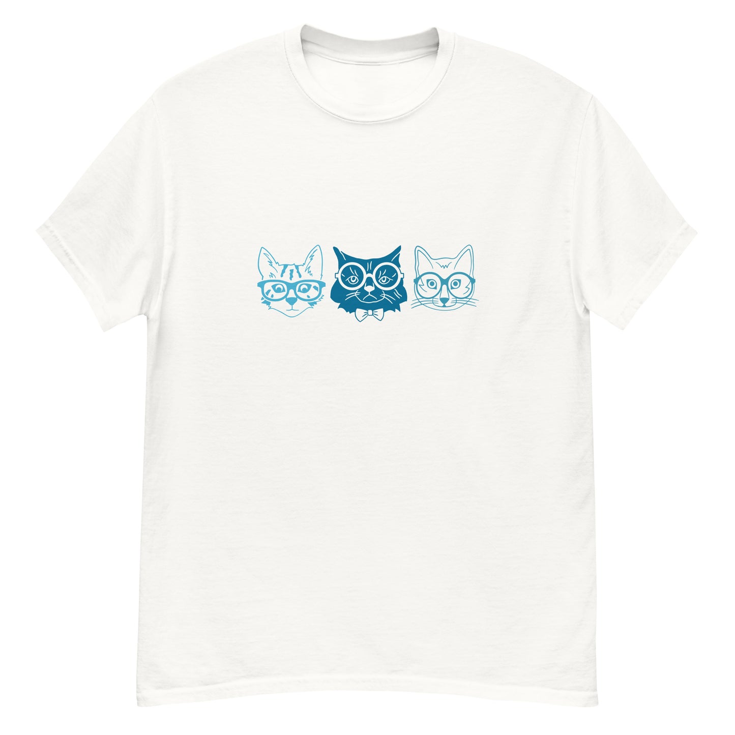 Cats in Glasses - Men's classic tee ~ Sharon Dawn Collection (Sizes: S-5XL) (Sale Price: $44.19 CAD)