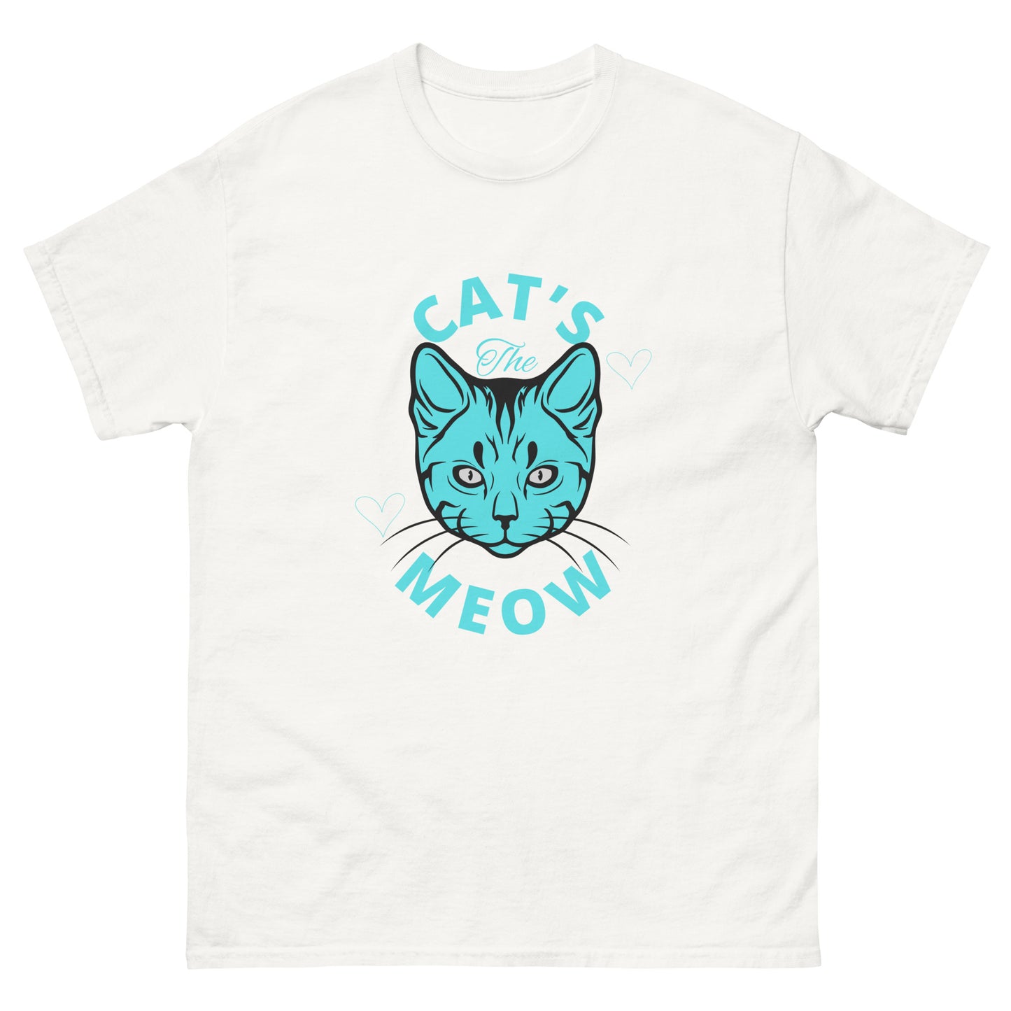 The Cat's Meow - Men's classic tee - 100% Cotton (Sizes: S-5XL) (Colours: Black/White/Grey) ~ Sharon Dawn Collection (Sale Price: $44.20 CAD)