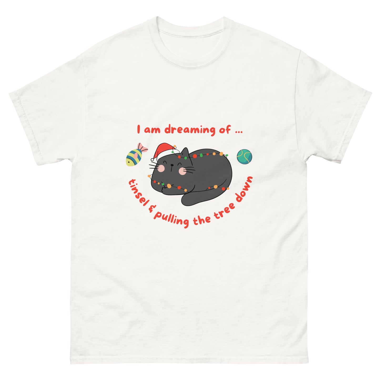 Dreaming Cat - Men's classic tee - 100% Cotton ~ Sharon Dawn Collection (Sale Price: $47.99 CAD)