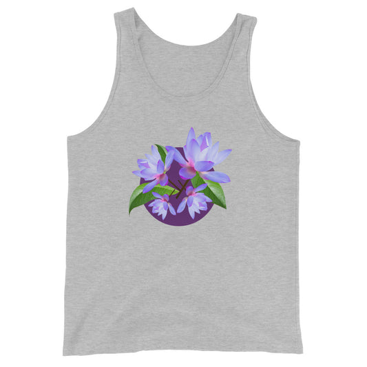 Purple Flowers - Unisex Tank Top ~ Sharon Dawn Collection