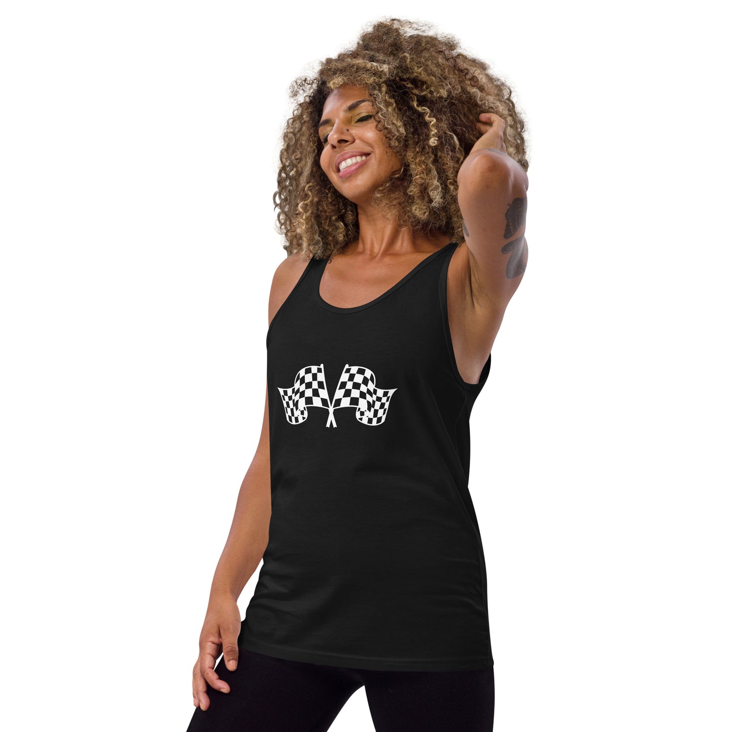 Racing Flags - Unisex Tank Top ~ Sharon Dawn Collection