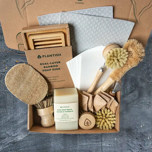 Zero Waste Cleaning Set - Extra Large (12 piece plant based set) (Sale Price: $96.05 CAD)