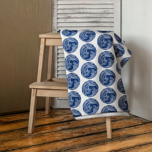 Waves - Towel ~ Sharon Dawn Collection (Sale Price: $58.99 CAD)