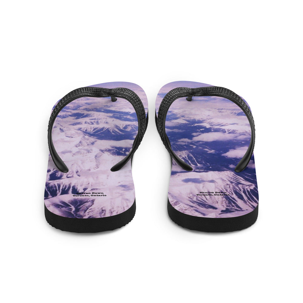Rocky Mountains - Flip-Flops ~ Sharon Dawn Collection