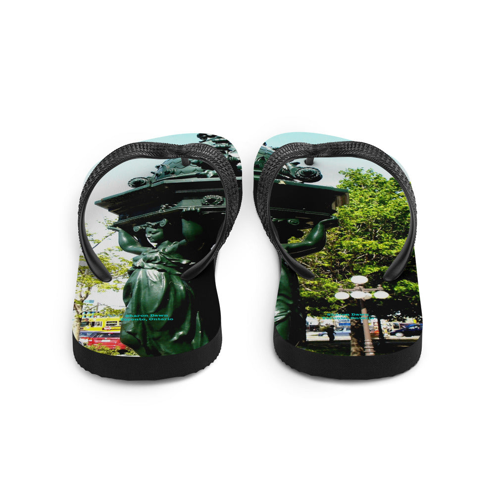 Lady Statue - Flip-Flops ~ Sharon Dawn Collection