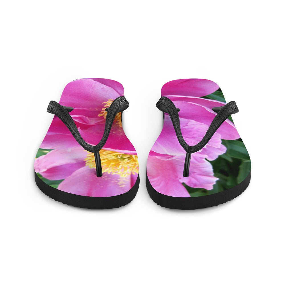 Pink Flower - Flip-Flops ~ Sharon Dawn Collection