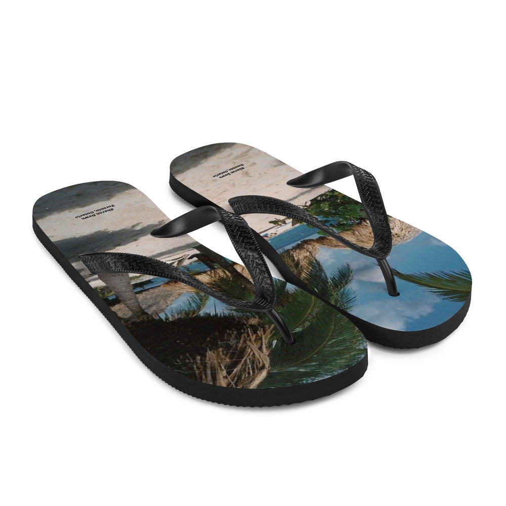 Palm Leaf Beach - Flip-Flops ~ Sharon Dawn Collection