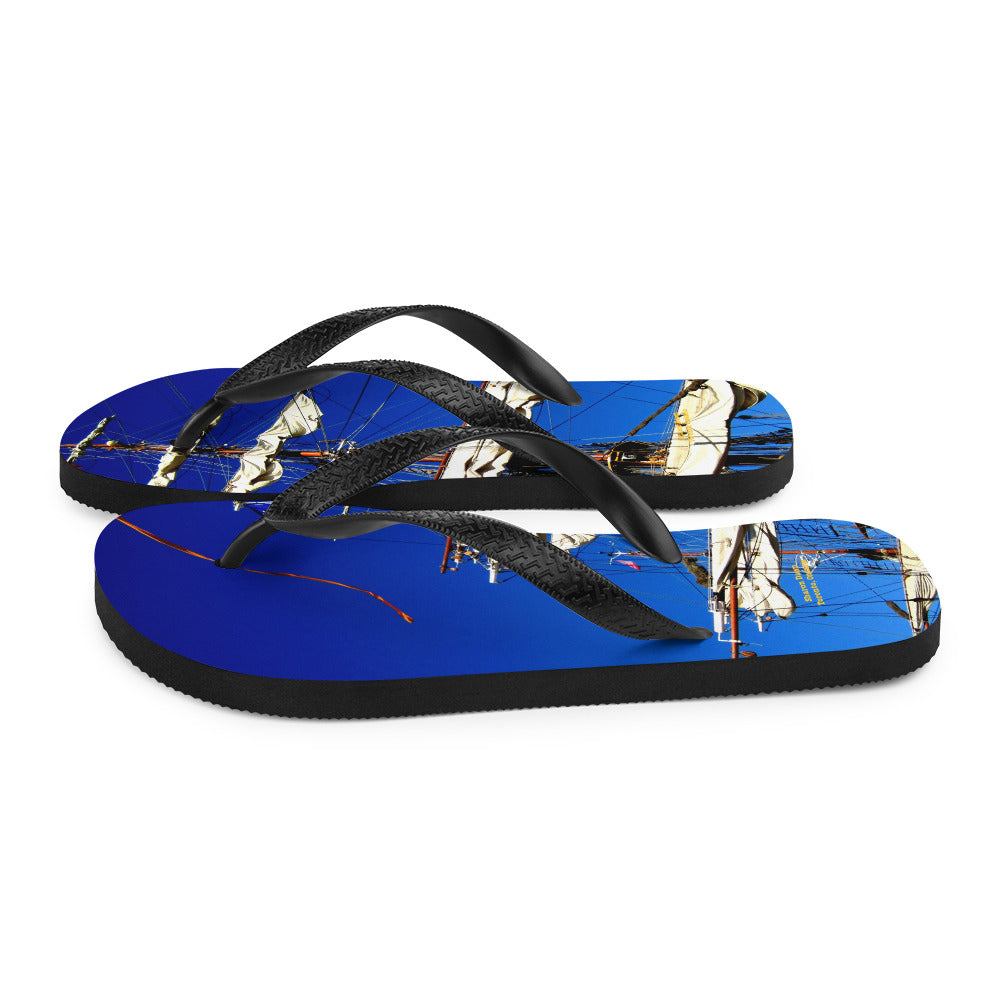 Tall Ship - Flip-Flops ~ Sharon Dawn Collection