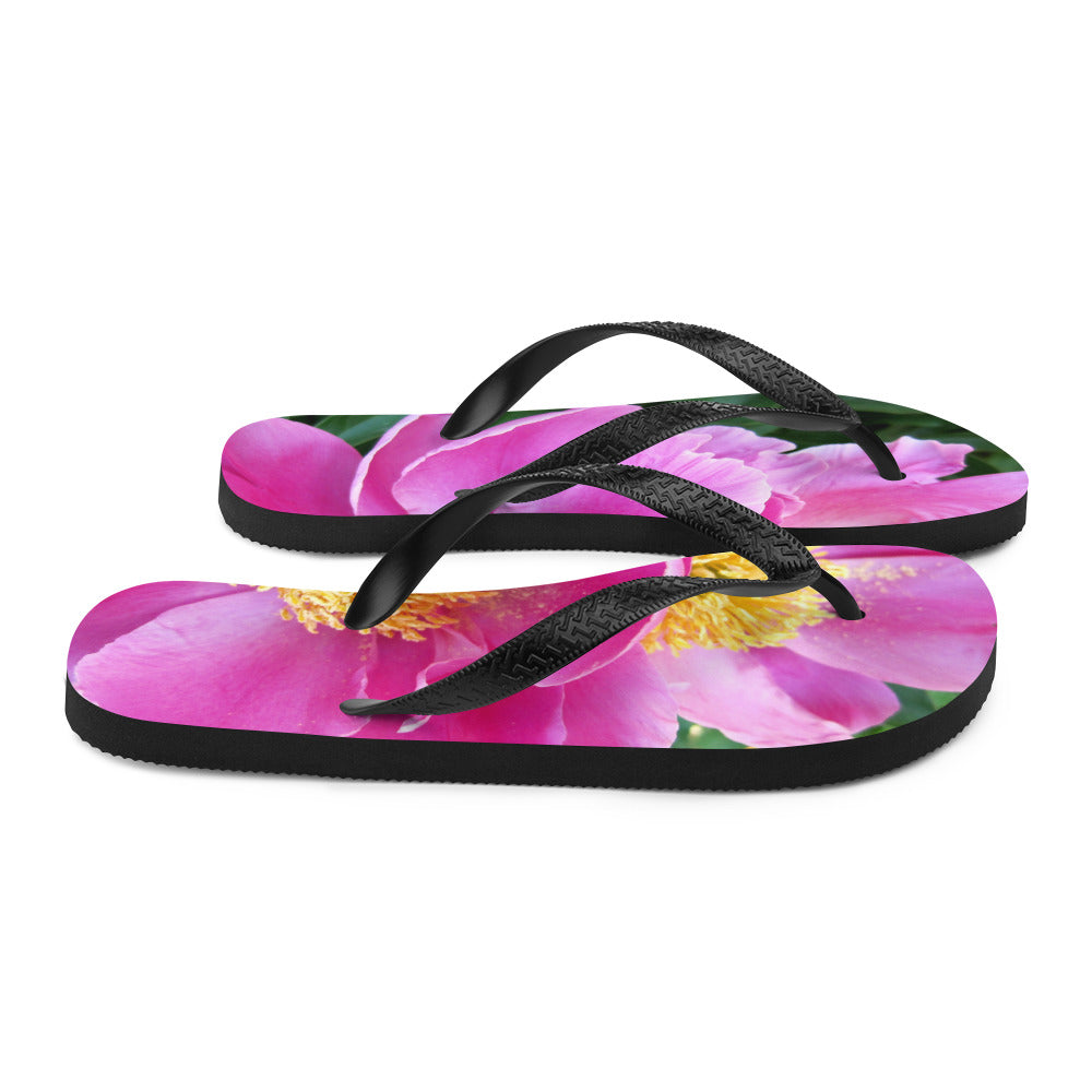 Pink Flower - Flip-Flops ~ Sharon Dawn Collection