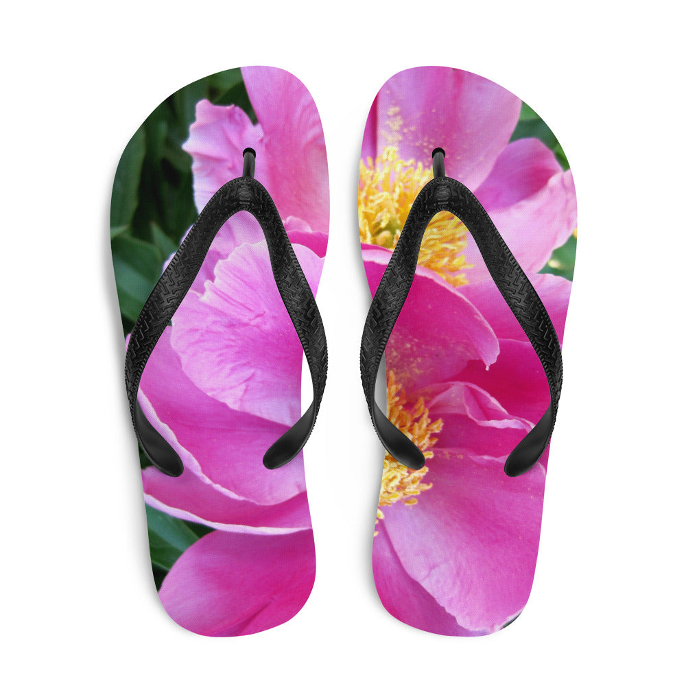 Pink Flower - Flip-Flops ~ Sharon Dawn Collection