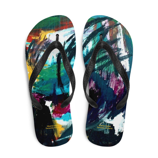 Queen St. & Peter St. - Flip-Flops ~ Sharon Dawn Collection