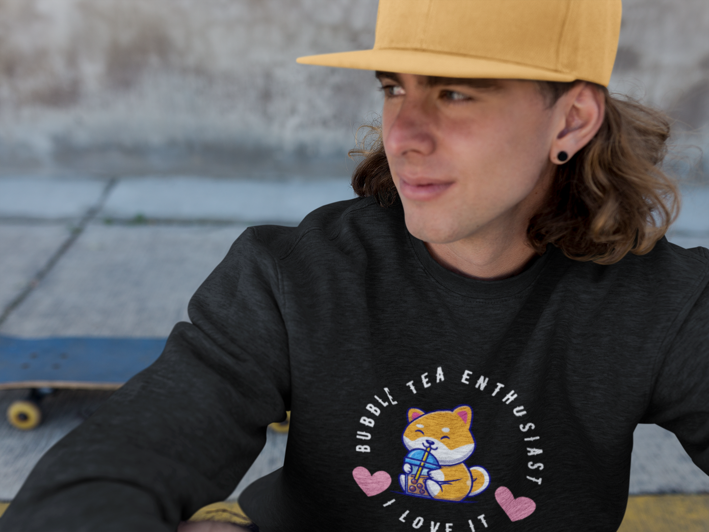Bubble Tea Enthusiast - Unisex Sweatshirt ~ Sharon Dawn Collection (Sale Price: $62.99 CAD)