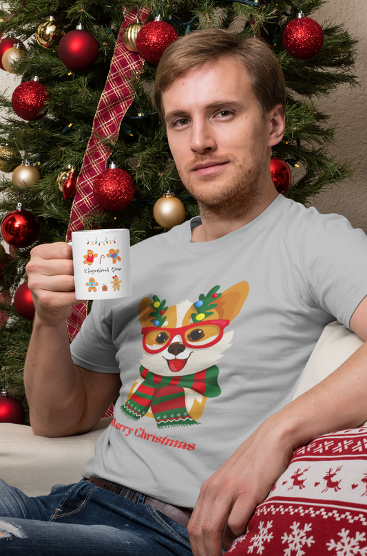 Gingerbread Time - White glossy mug ~ Sharon Dawn Collection (Sale Price: $24.99 CAD)