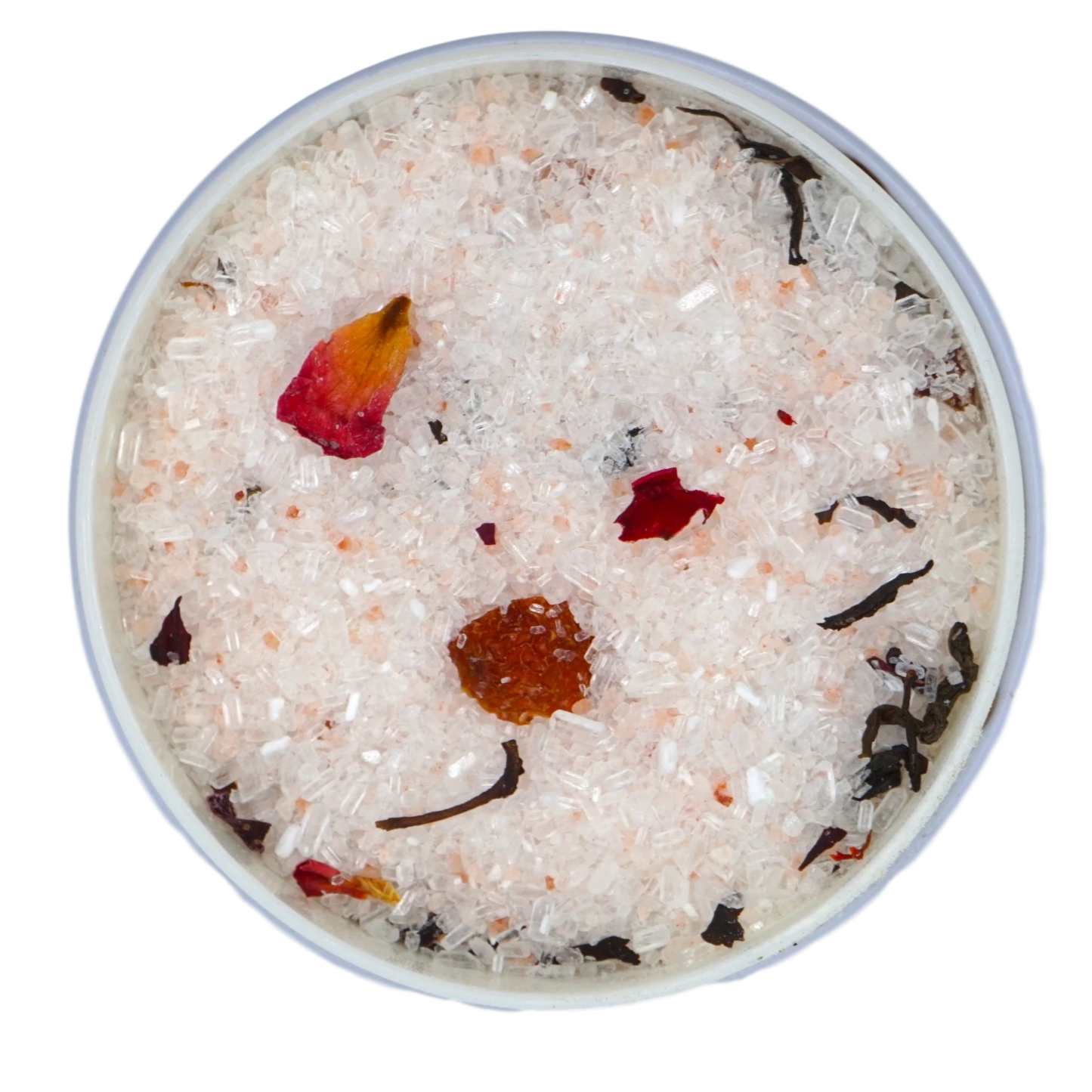 Tangerine Sundowner Bath Salt - Himalayan Salt & Rose Petals (Sale Price: $40.99 CAD)