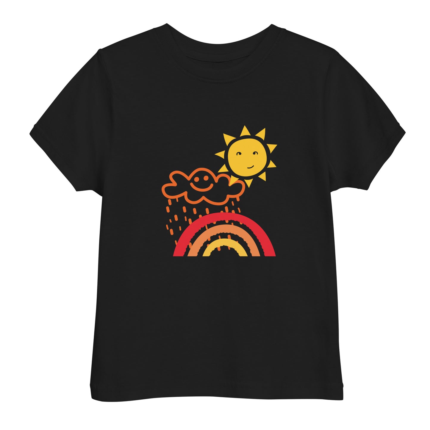 Rainbow Cloud - Toddler jersey t-shirt (2T-6T) ~ Sharon Dawn Collection