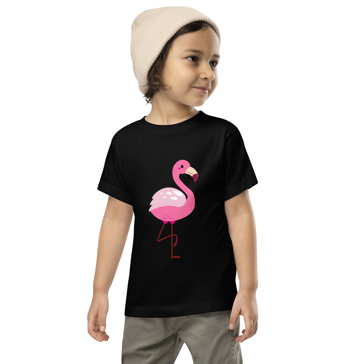 Flamingo - Toddler Short Sleeve Tee (2T-5T) ~ Sharon Dawn Collection