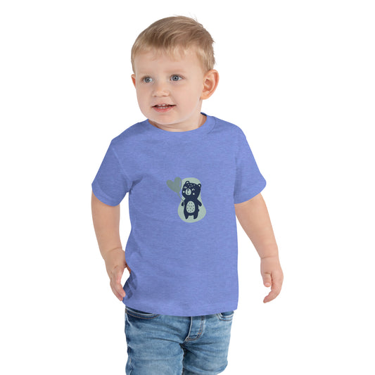 Teddy Bear Balloon - Toddler Short Sleeve Tee (2T-5T) ~ Sharon Dawn Collection