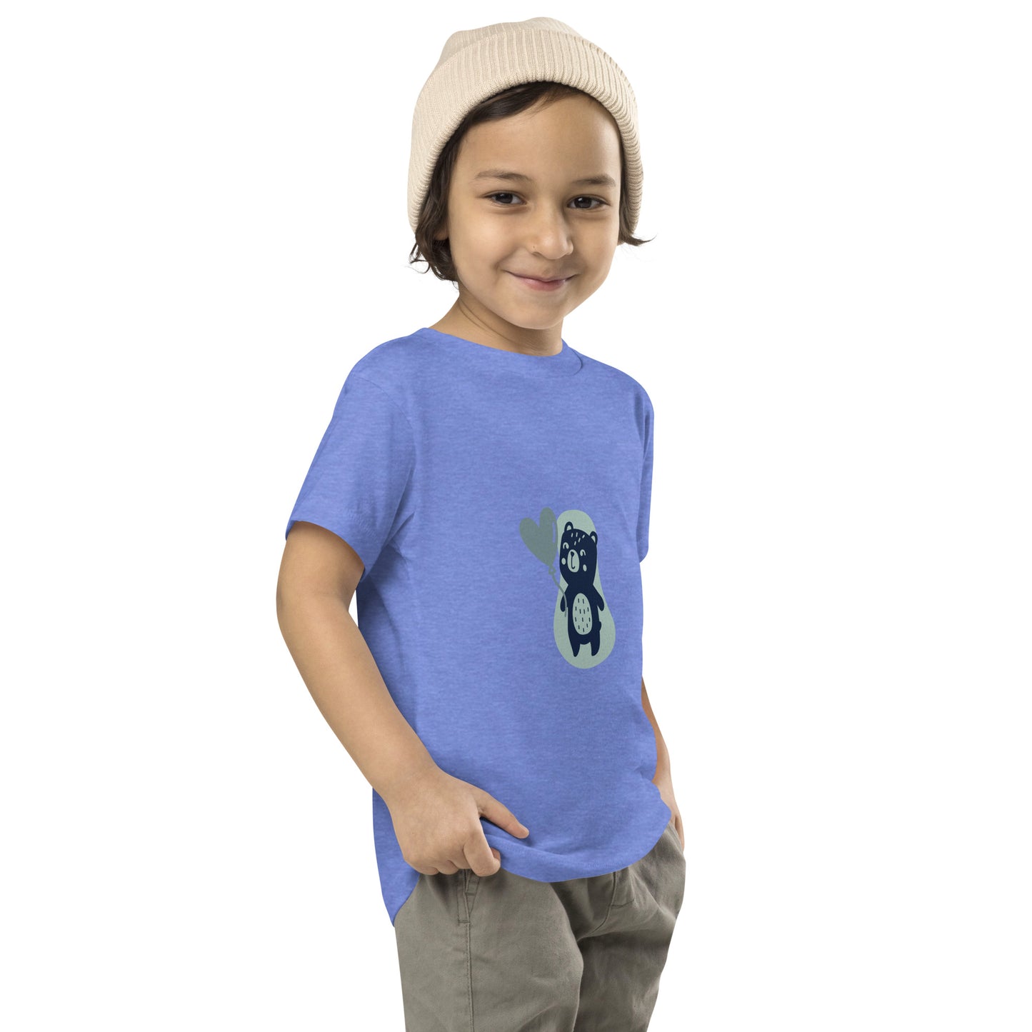 Teddy Bear Balloon - Toddler Short Sleeve Tee (2T-5T) ~ Sharon Dawn Collection