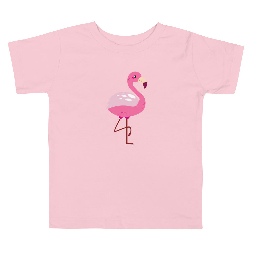 Flamingo - Toddler Short Sleeve Tee (2T-5T) ~ Sharon Dawn Collection