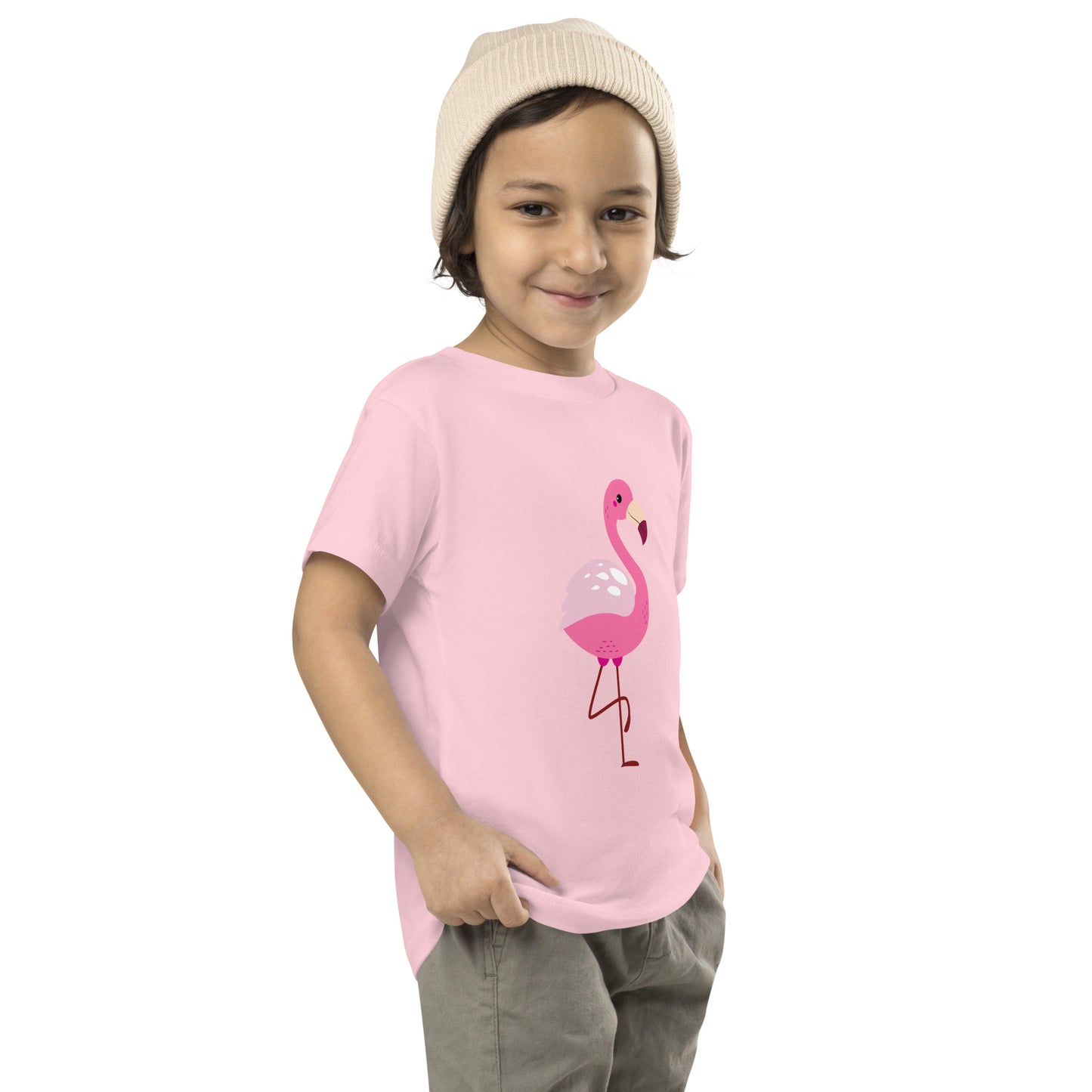 Flamingo - Toddler Short Sleeve Tee (2T-5T) ~ Sharon Dawn Collection
