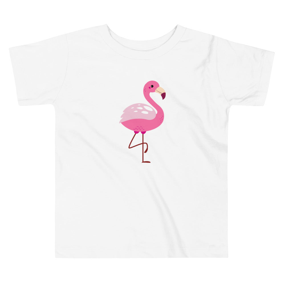 Flamingo - Toddler Short Sleeve Tee (2T-5T) ~ Sharon Dawn Collection