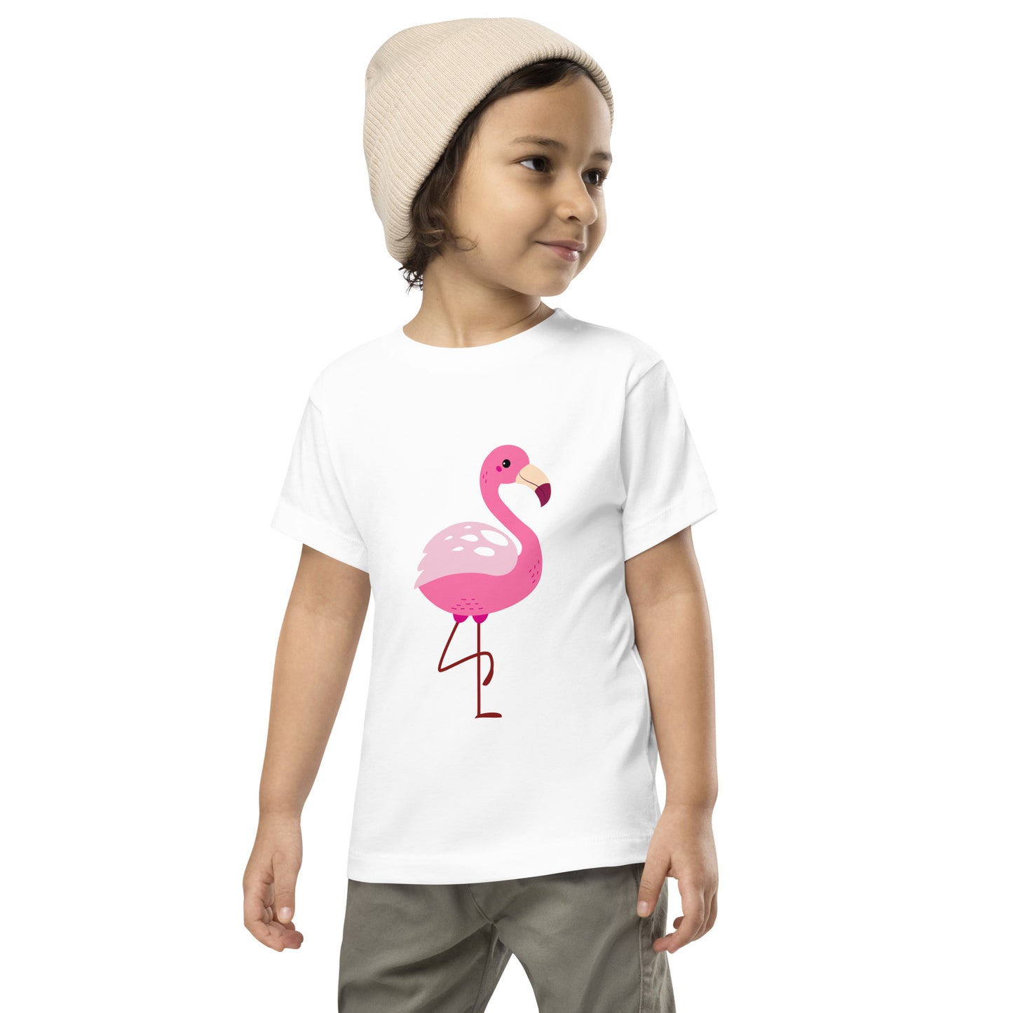 Flamingo - Toddler Short Sleeve Tee (2T-5T) ~ Sharon Dawn Collection