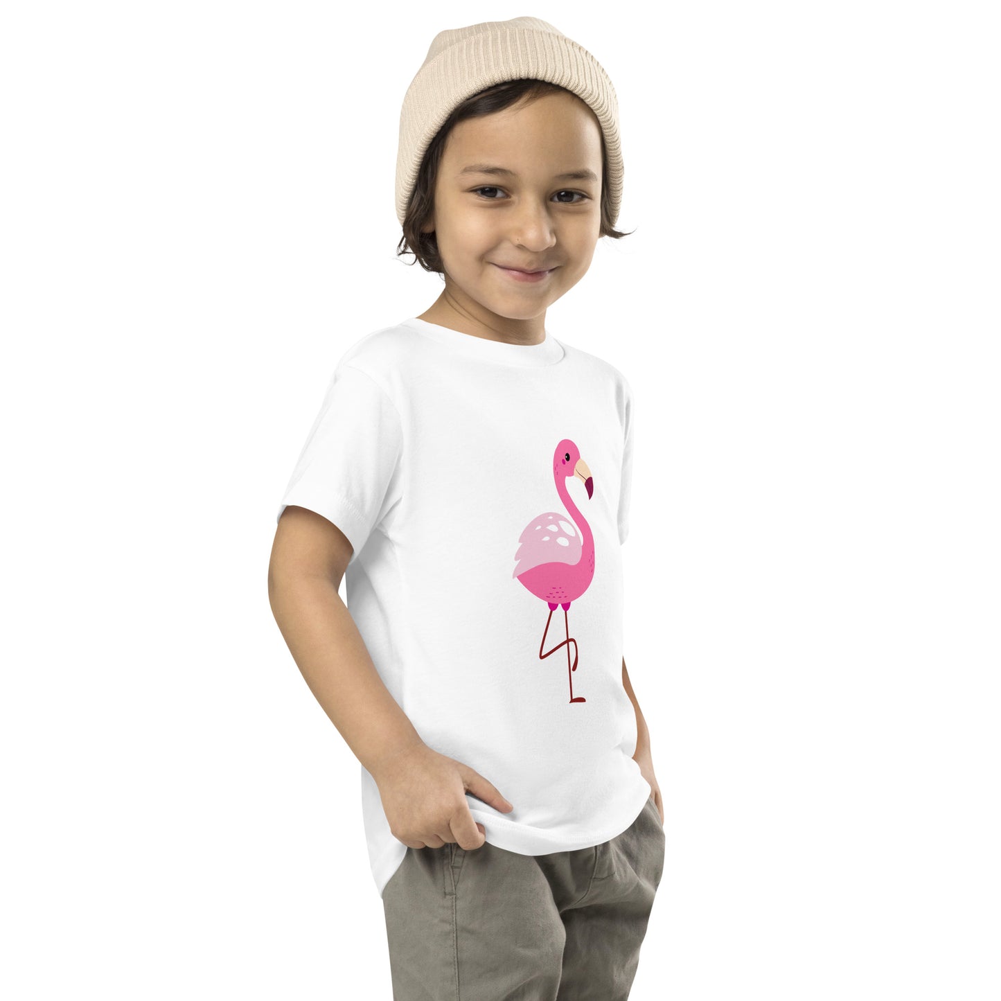 Flamingo - Toddler Short Sleeve Tee (2T-5T) ~ Sharon Dawn Collection