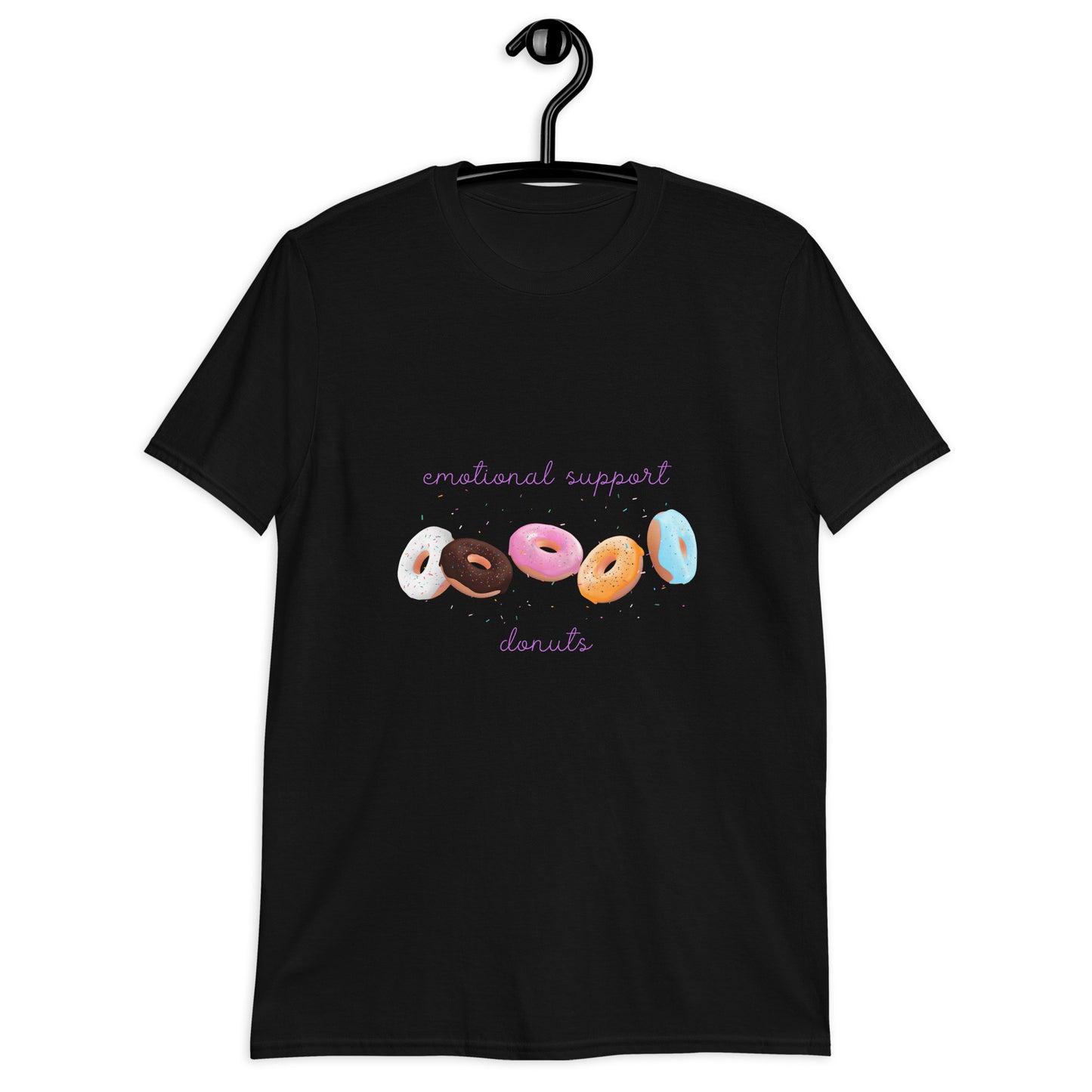 Emotional Support Donuts - Short-Sleeve Unisex T-Shirt ~ Sharon Dawn Collection (Sale Price: $44.20 CAD)