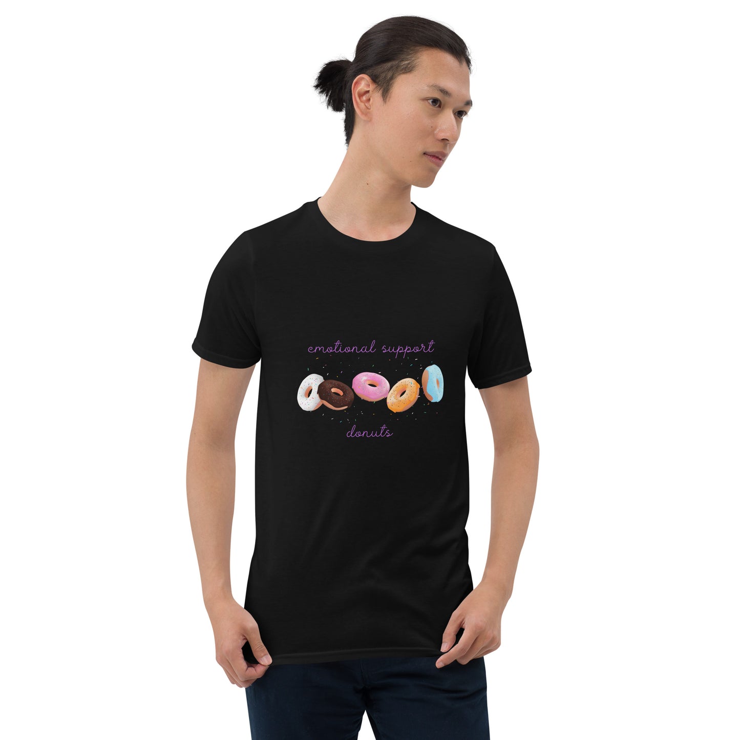 Emotional Support Donuts - Short-Sleeve Unisex T-Shirt ~ Sharon Dawn Collection (Sale Price: $44.20 CAD)