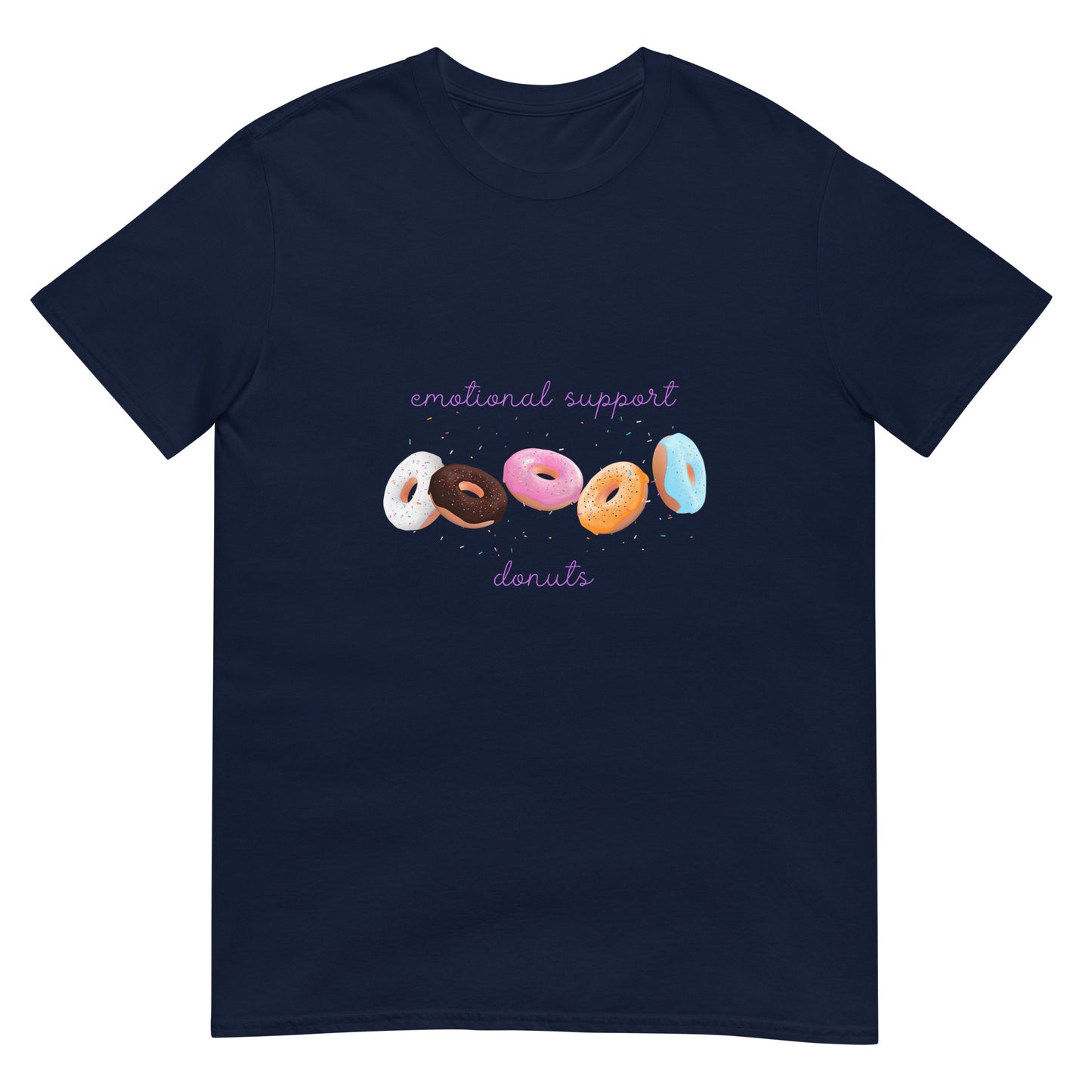 Emotional Support Donuts - Short-Sleeve Unisex T-Shirt ~ Sharon Dawn Collection (Sale Price: $44.20 CAD)