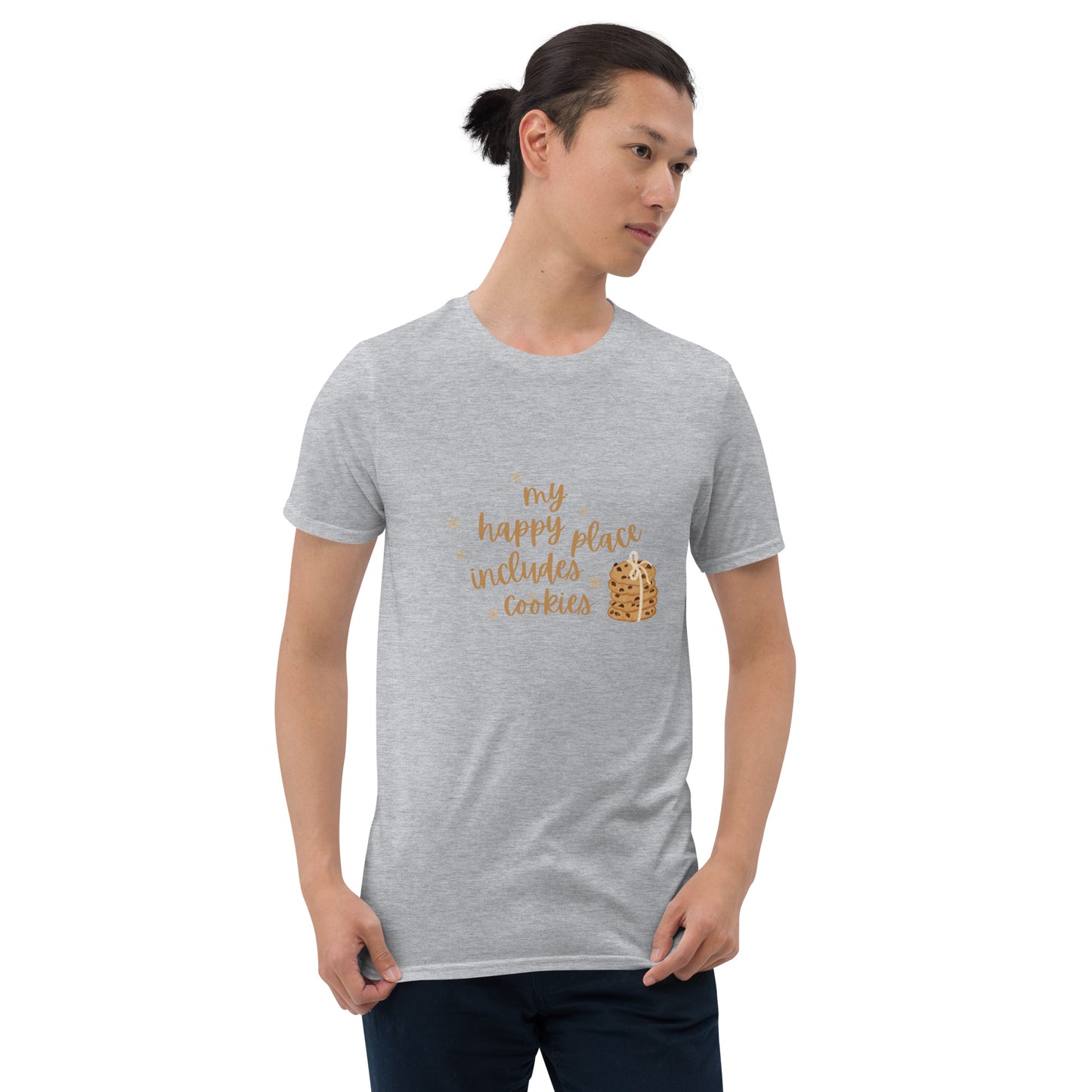 My Happy Place Includes Cookies - Short-Sleeve Unisex T-Shirt ~ Sharon Dawn Collection (Sale Price: $48.99 CAD)