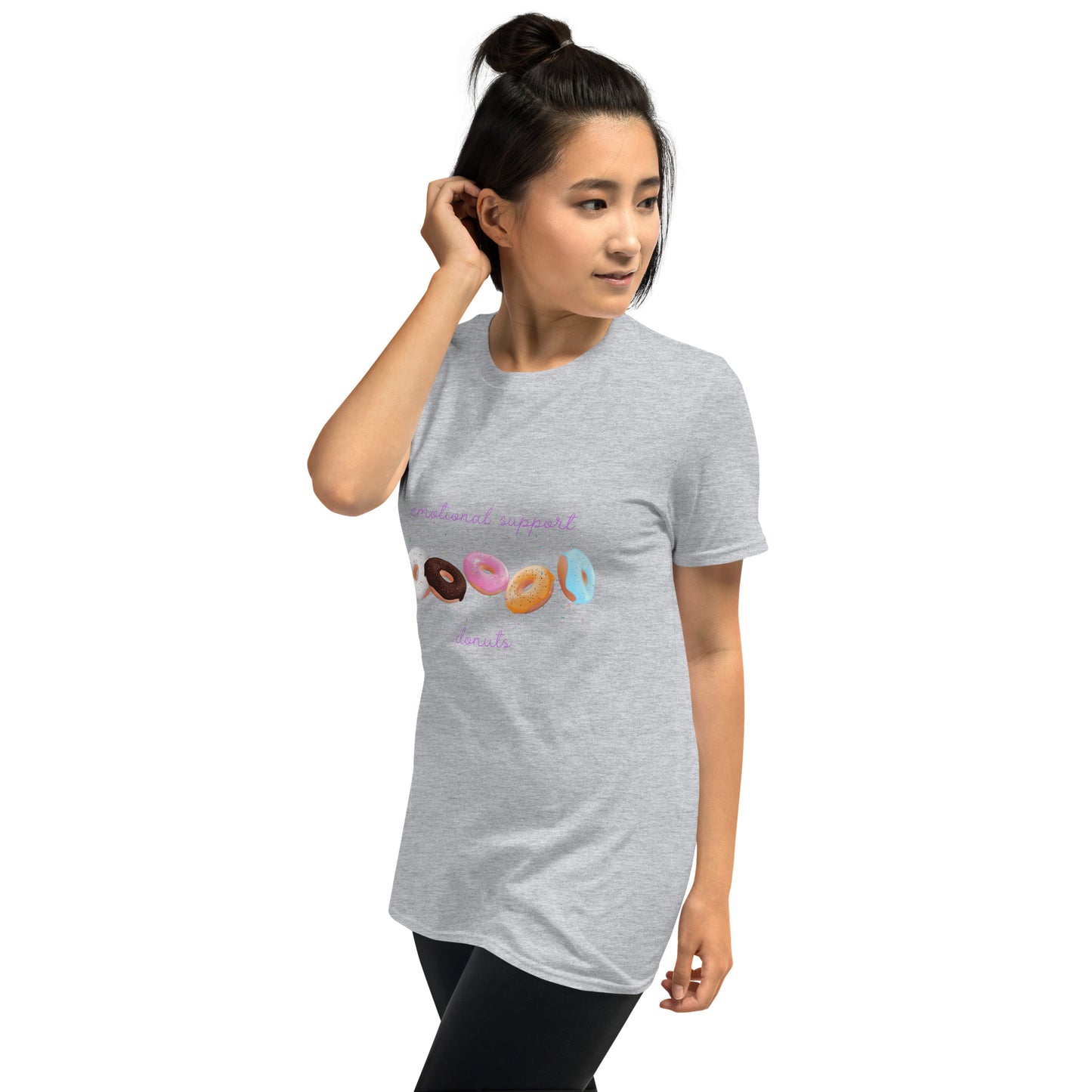 Emotional Support Donuts - Short-Sleeve Unisex T-Shirt ~ Sharon Dawn Collection (Sale Price: $44.20 CAD)