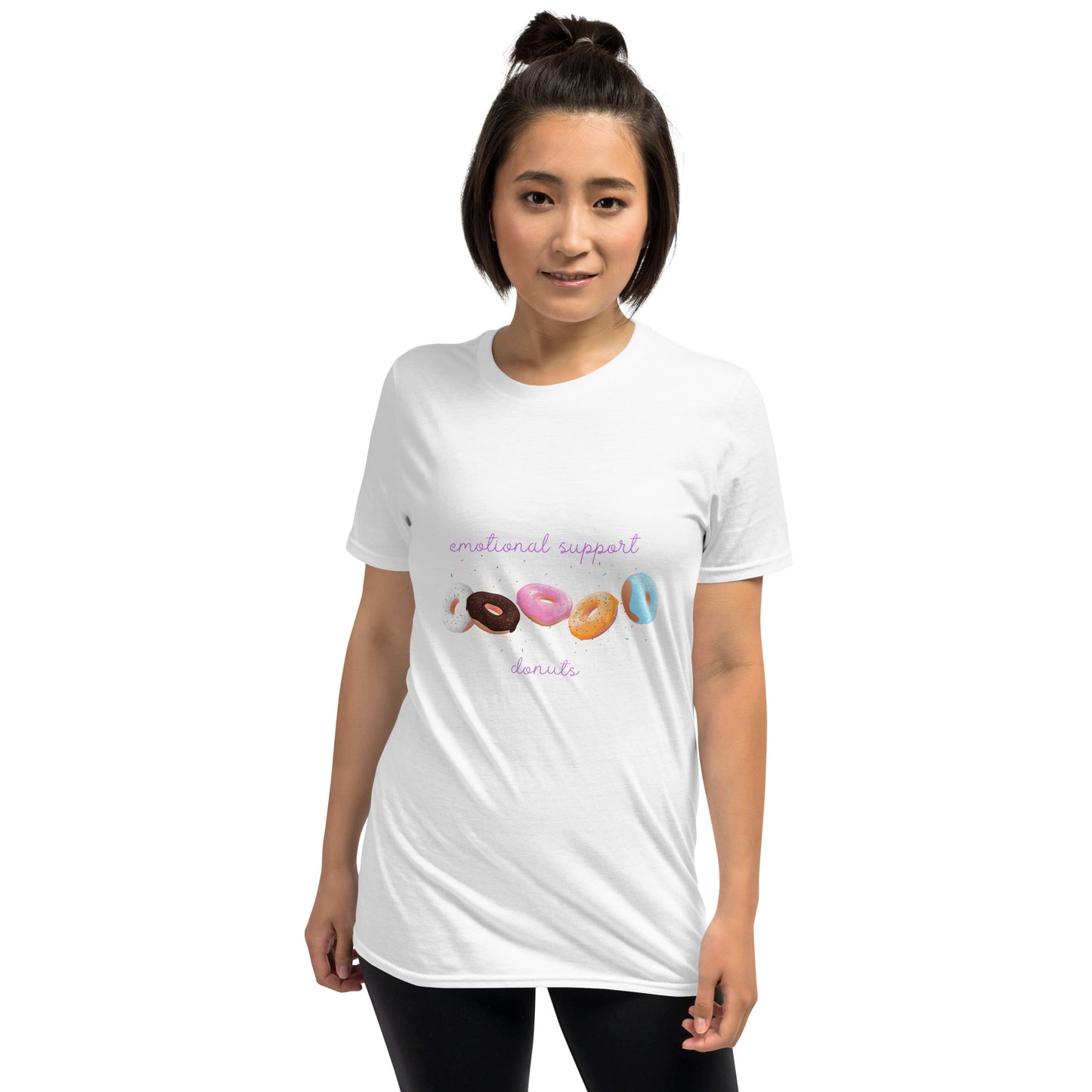 Emotional Support Donuts - Short-Sleeve Unisex T-Shirt ~ Sharon Dawn Collection (Sale Price: $44.20 CAD)