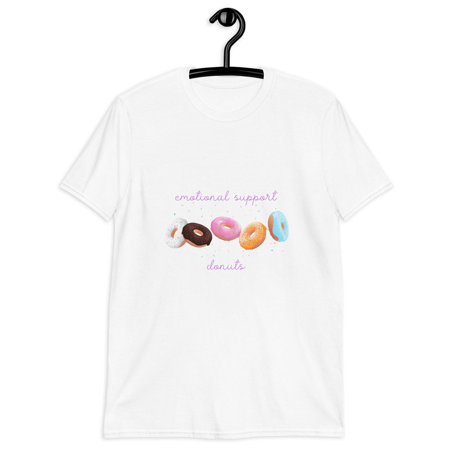 Emotional Support Donuts - Short-Sleeve Unisex T-Shirt ~ Sharon Dawn Collection (Sale Price: $44.20 CAD)