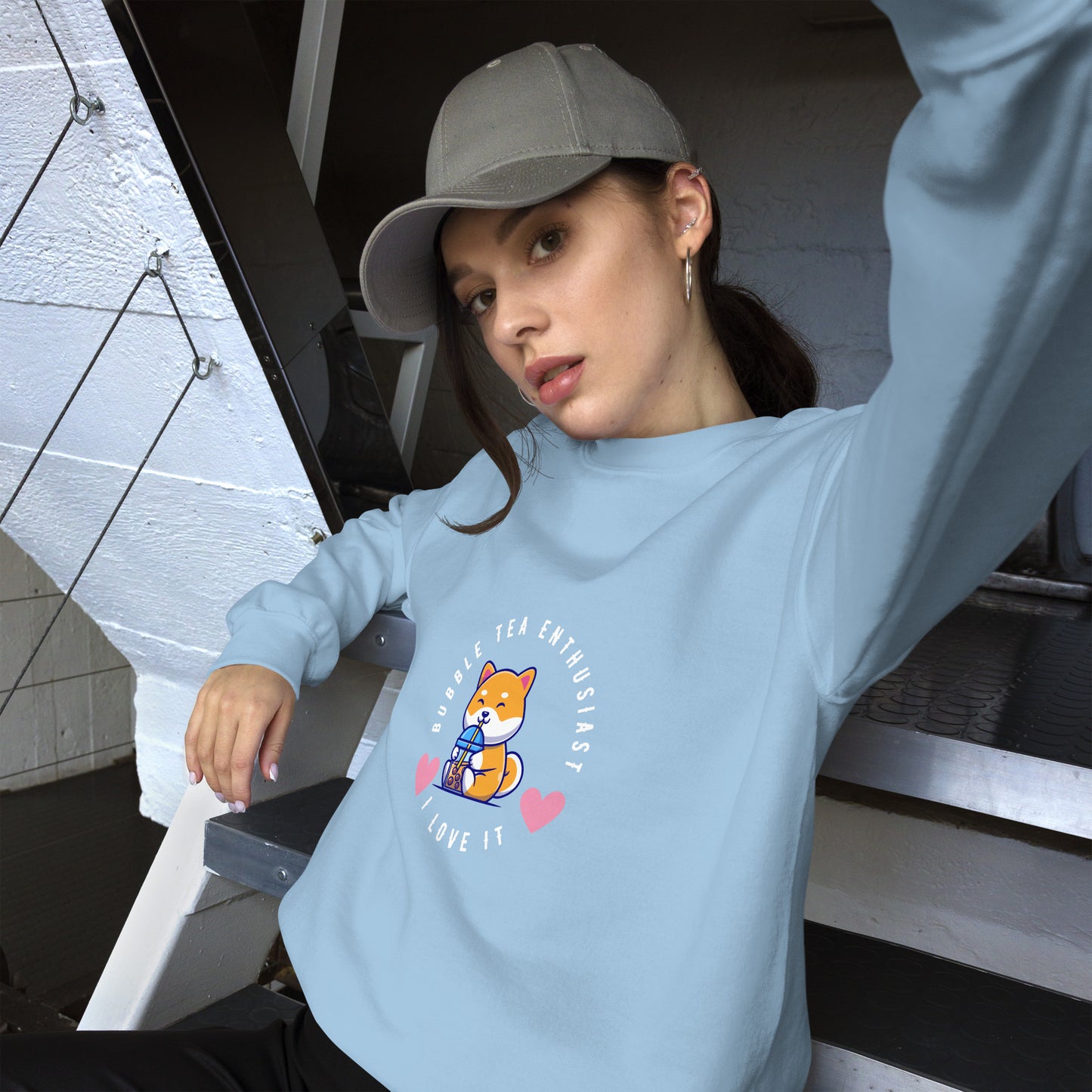 Bubble Tea Enthusiast - Unisex Sweatshirt ~ Sharon Dawn Collection (Sale Price: $62.99 CAD)