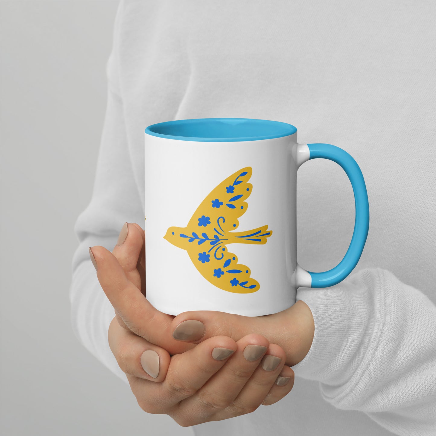 Sweet Bird - Mug with Color Inside ~ Sharon Dawn Collection - Limited Edition