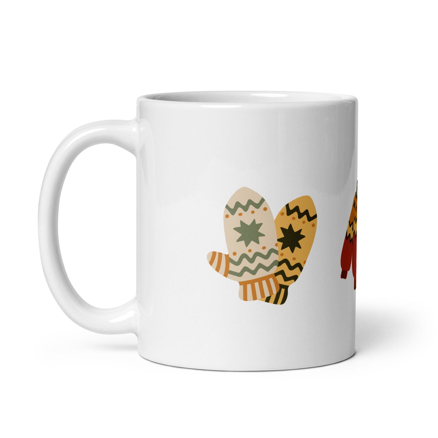 Cozy Fall Vibes - White glossy mug