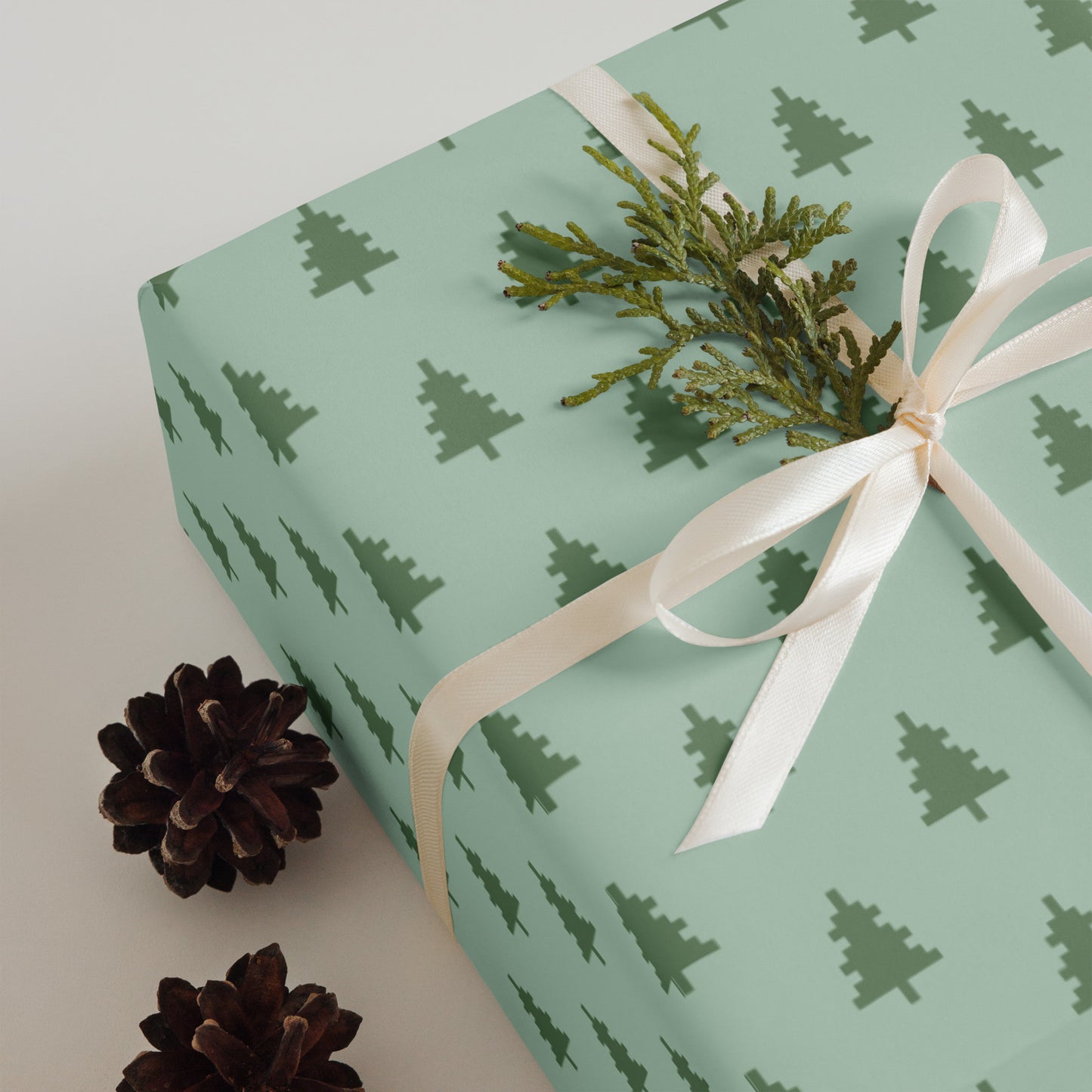 Snowflakes & Trees - Wrapping paper sheets ~ Sharon Dawn Collection