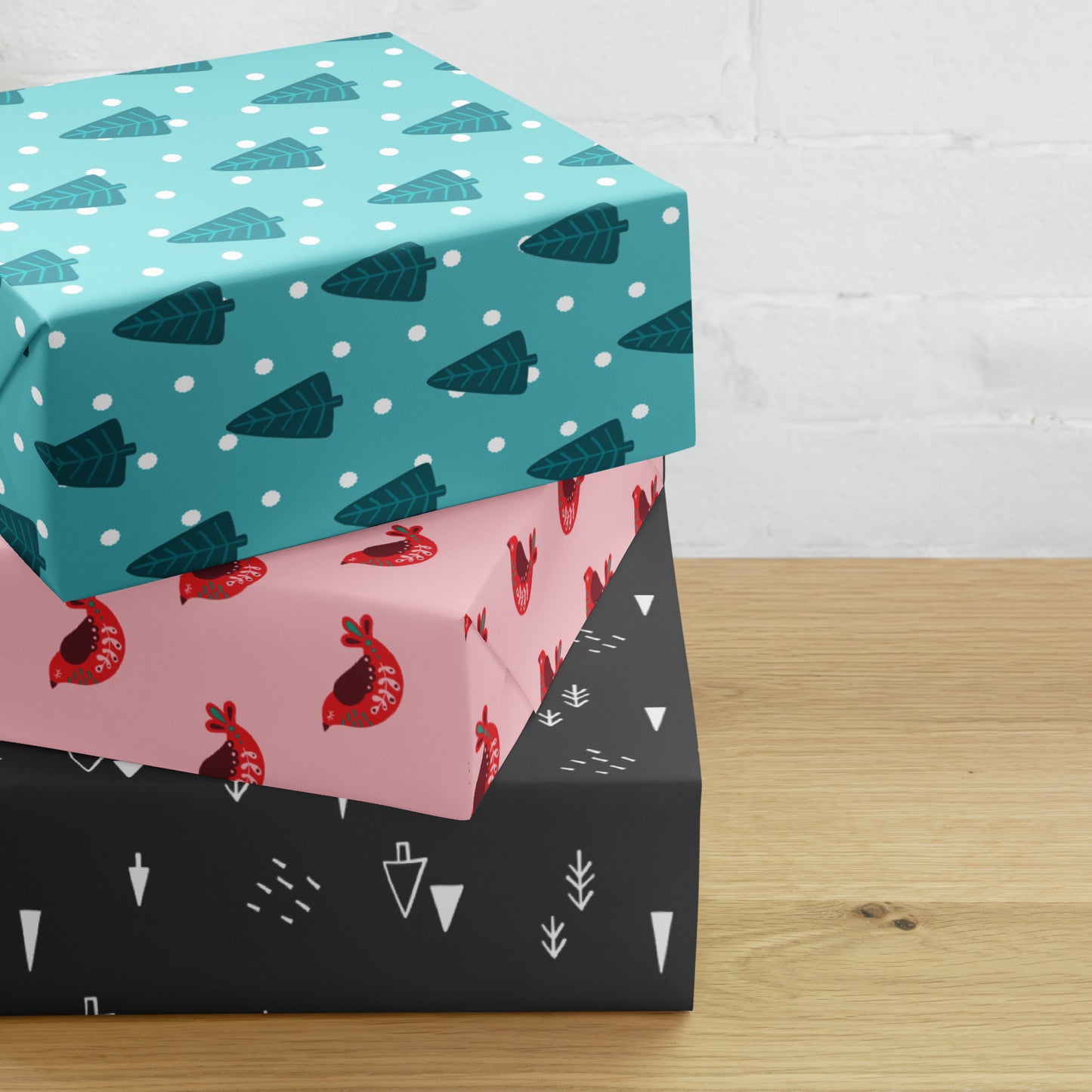 Holiday - Wrapping paper sheets ~ Sharon Dawn Collection (Sale Price: $38.99 CAD)