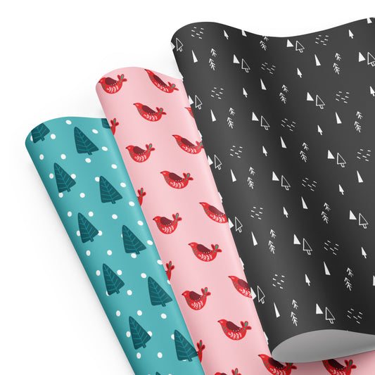 Holiday - Wrapping paper sheets ~ Sharon Dawn Collection (Sale Price: $38.99 CAD)