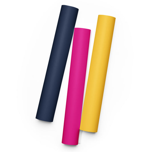 Navy/Pink/Yellow - Wrapping paper sheets ~ Sharon Dawn Collection