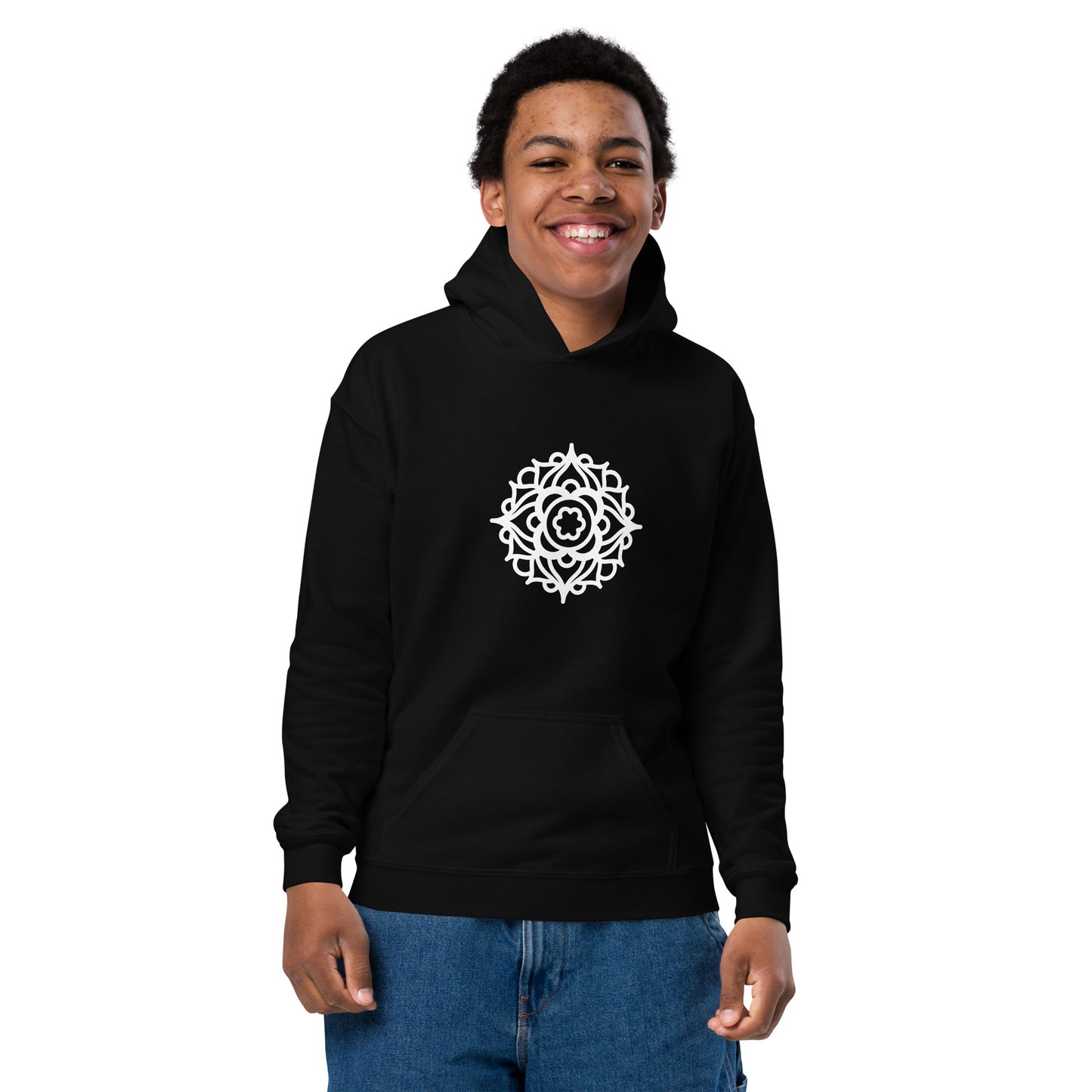 Mandala - Youth heavy blend hoodie ~ Sharon Dawn Collection