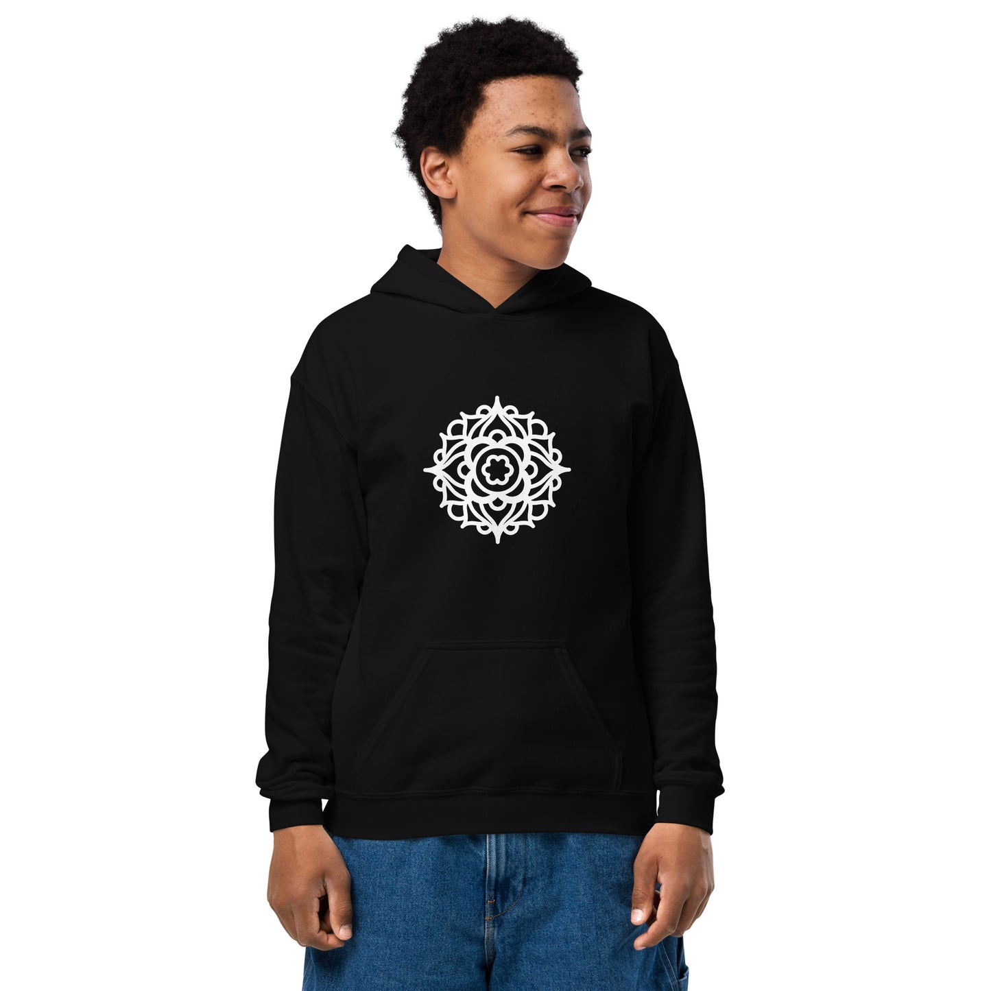 Mandala - Youth heavy blend hoodie ~ Sharon Dawn Collection