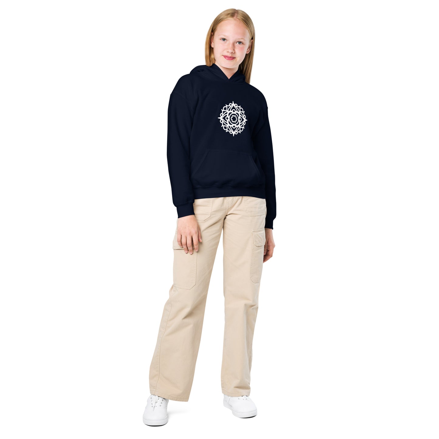 Mandala - Youth heavy blend hoodie ~ Sharon Dawn Collection