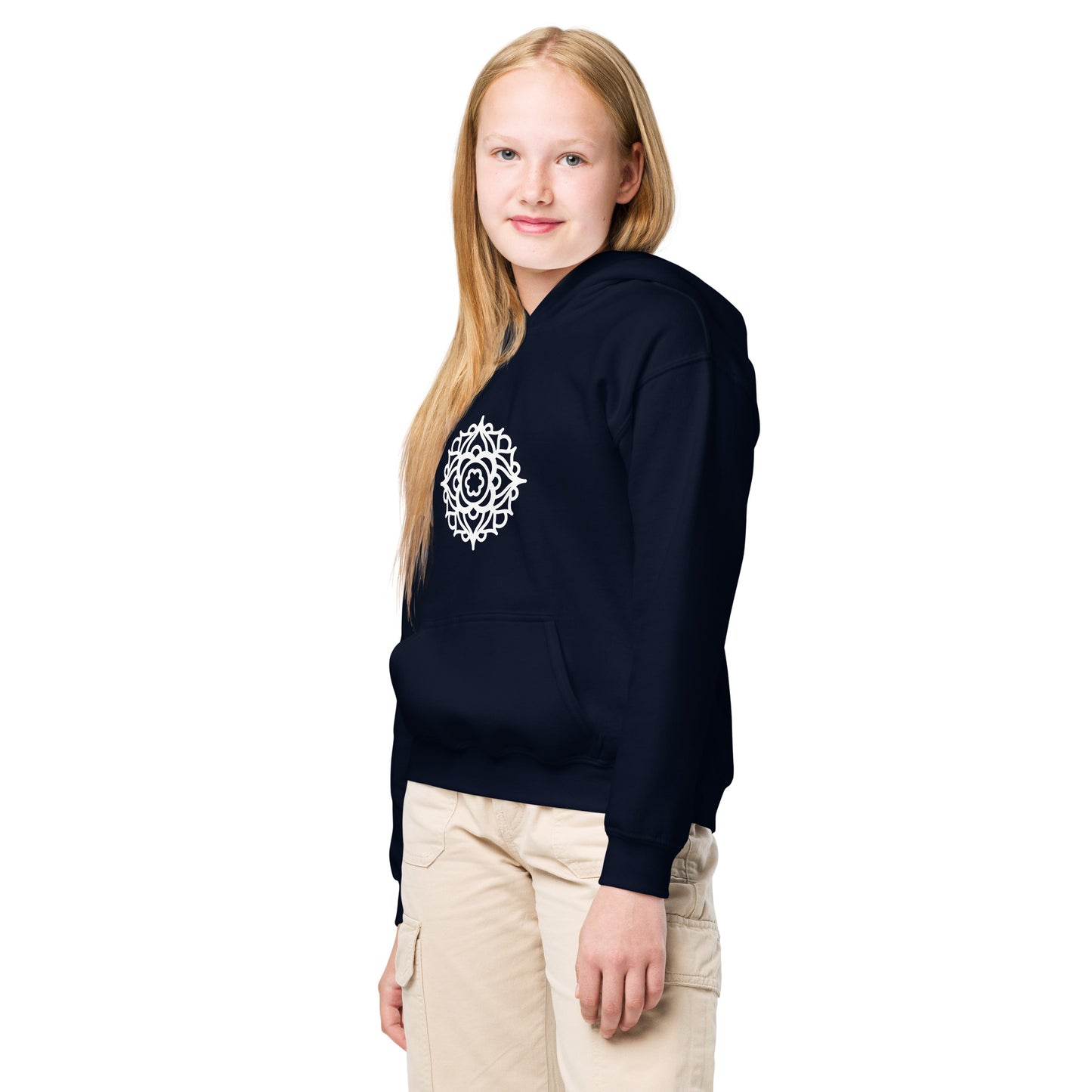 Mandala - Youth heavy blend hoodie ~ Sharon Dawn Collection