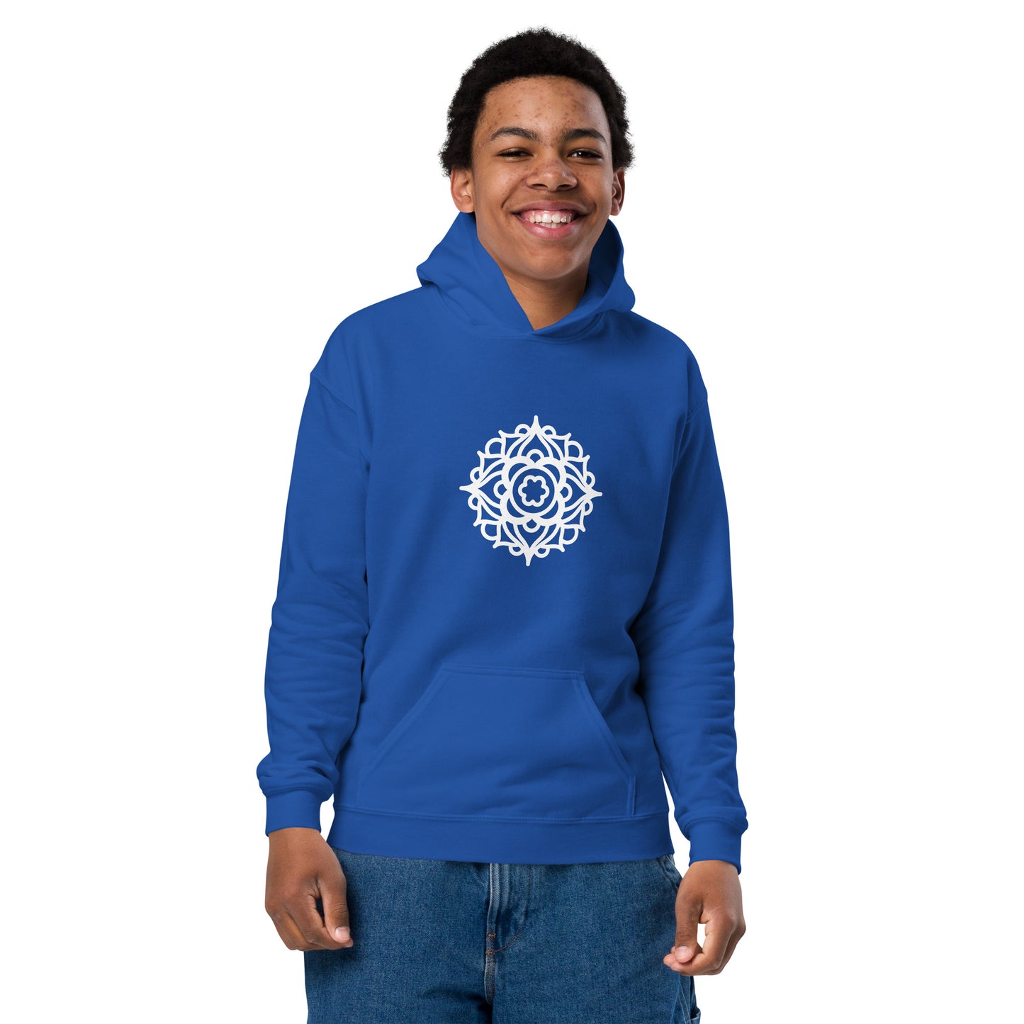 Mandala - Youth heavy blend hoodie ~ Sharon Dawn Collection