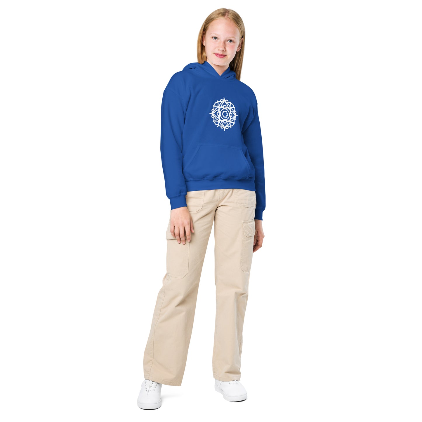 Mandala - Youth heavy blend hoodie ~ Sharon Dawn Collection