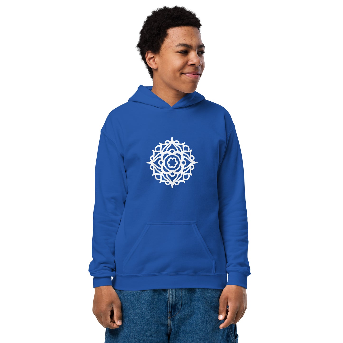 Mandala - Youth heavy blend hoodie ~ Sharon Dawn Collection