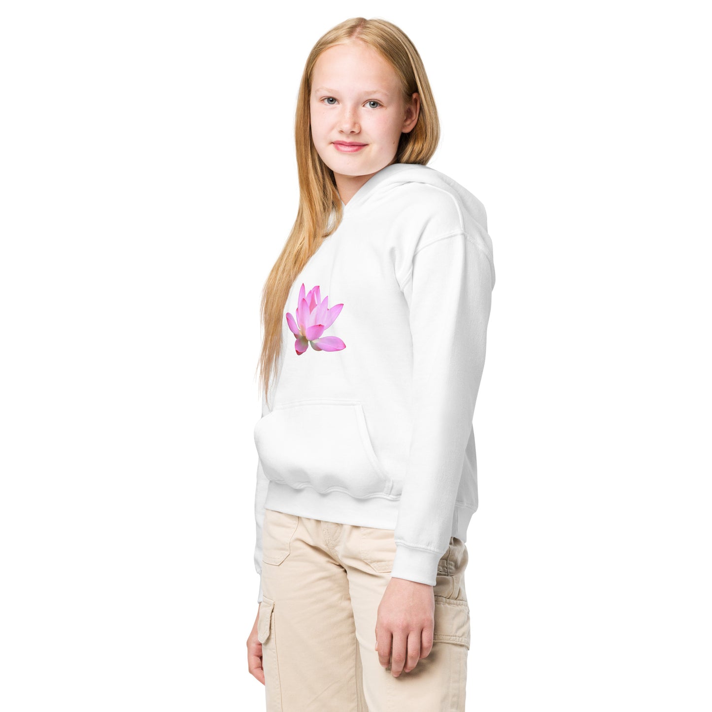 Lotus - Youth heavy blend hoodie ~ Sharon Dawn Collection